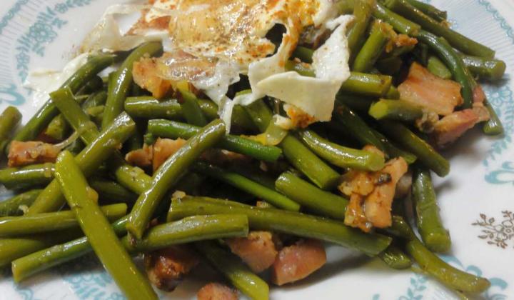 Jak připravit fazolové lusky se slaninou | recept Jak připravit fazolové lusky se slaninou | recept