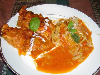 Jak udělat kuře na paprice | recept Jak udělat kuře na paprice | recept
