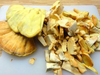 Jak uvařit houbu sírovec ve smetanové omáčce s kari | recept na omáčku Jak uvařit houbu sírovec ve smetanové omáčce s kari | recept na omáčku