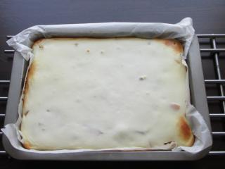 upečený linecký řez dokončení lineckého řezu
